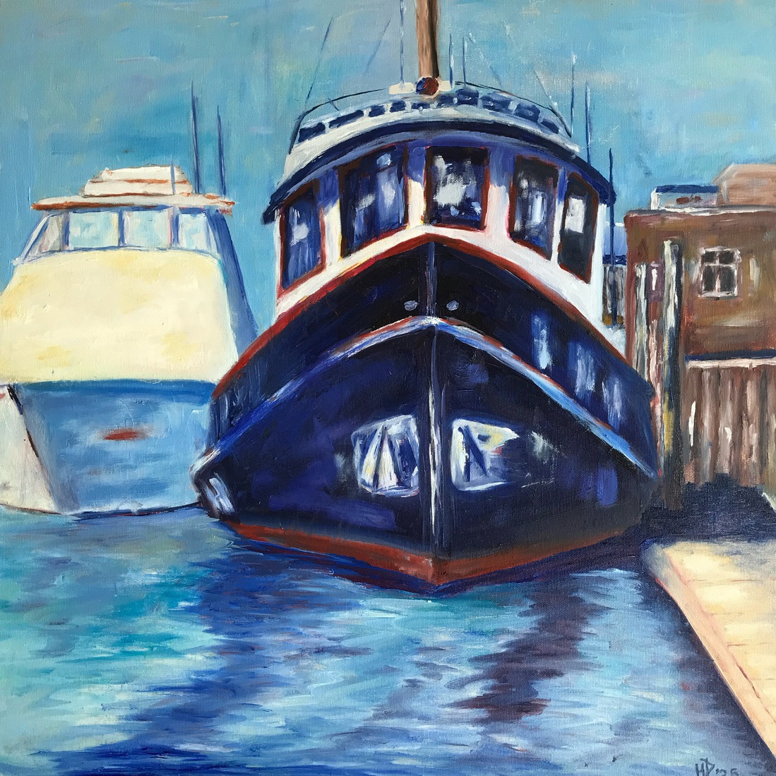 Boten in de haven