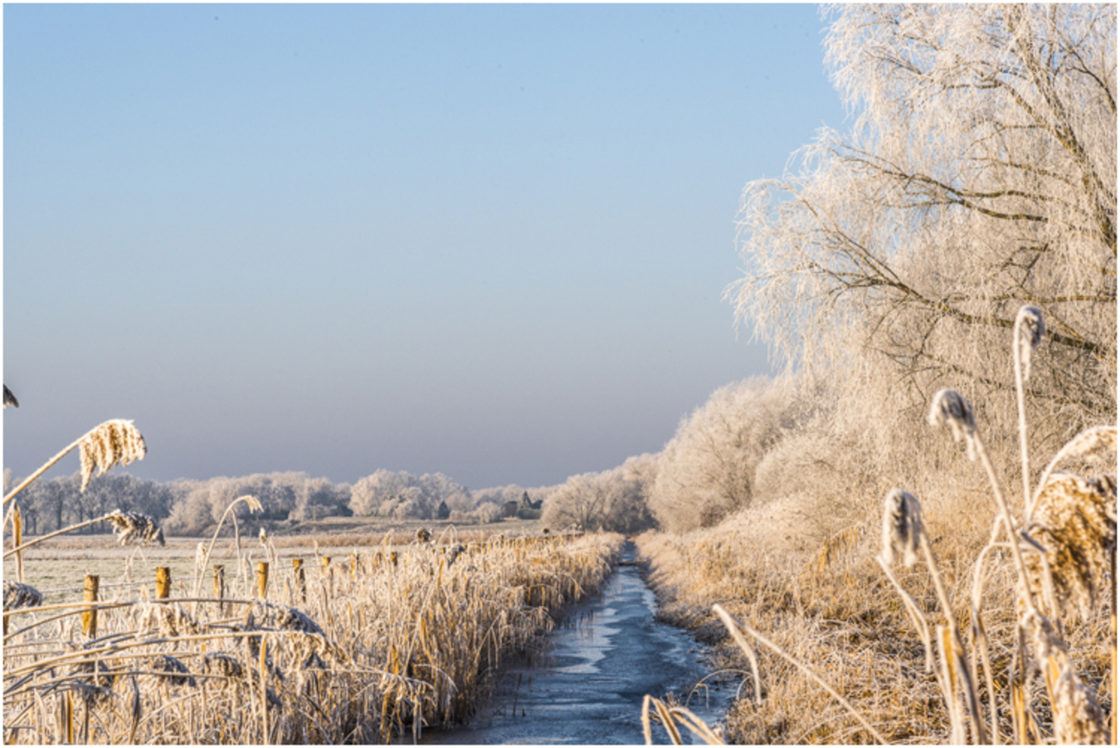 spoorwegsloot richting Vlijmen