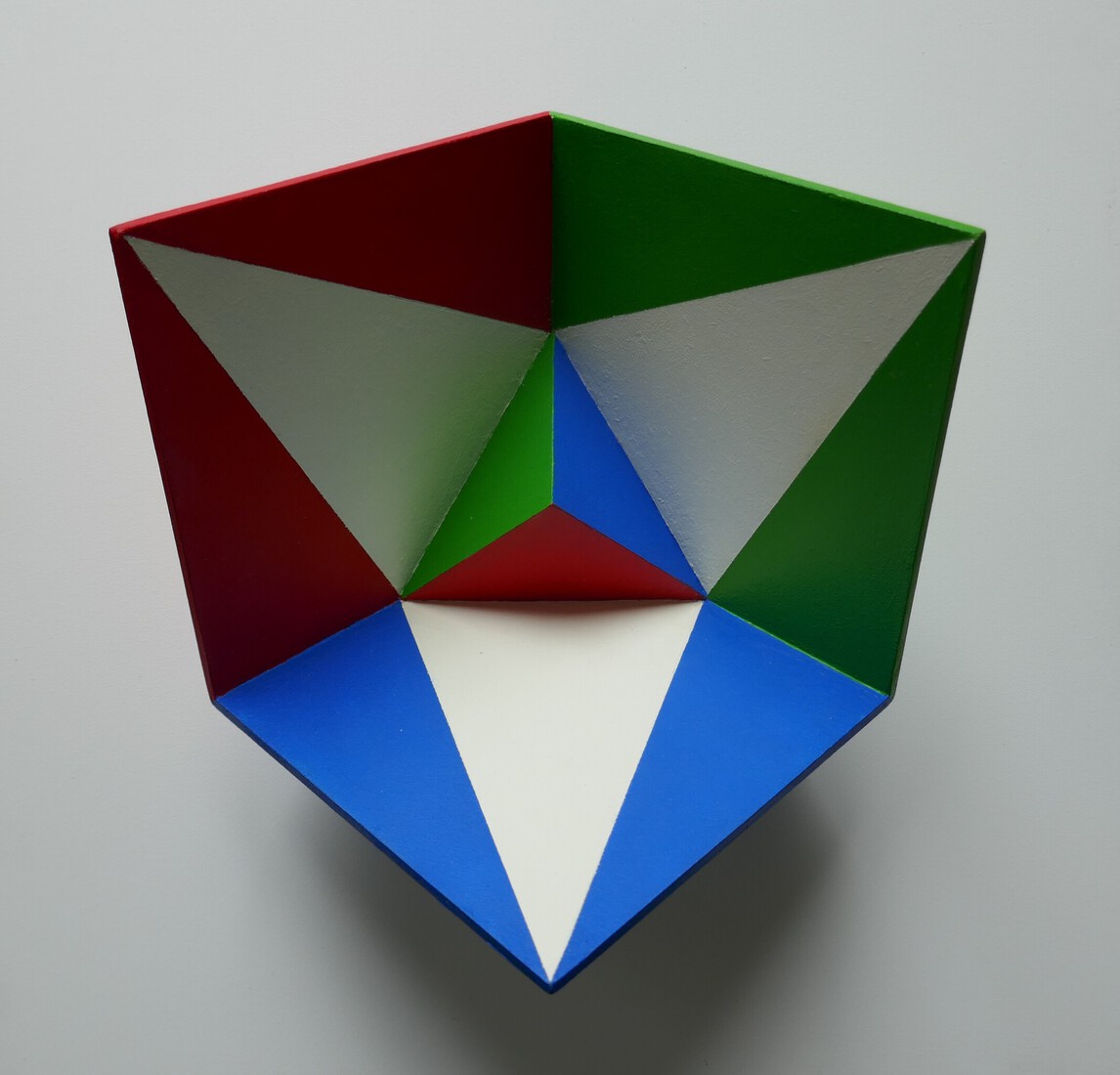 Cubes 'Rood, wit en groen'