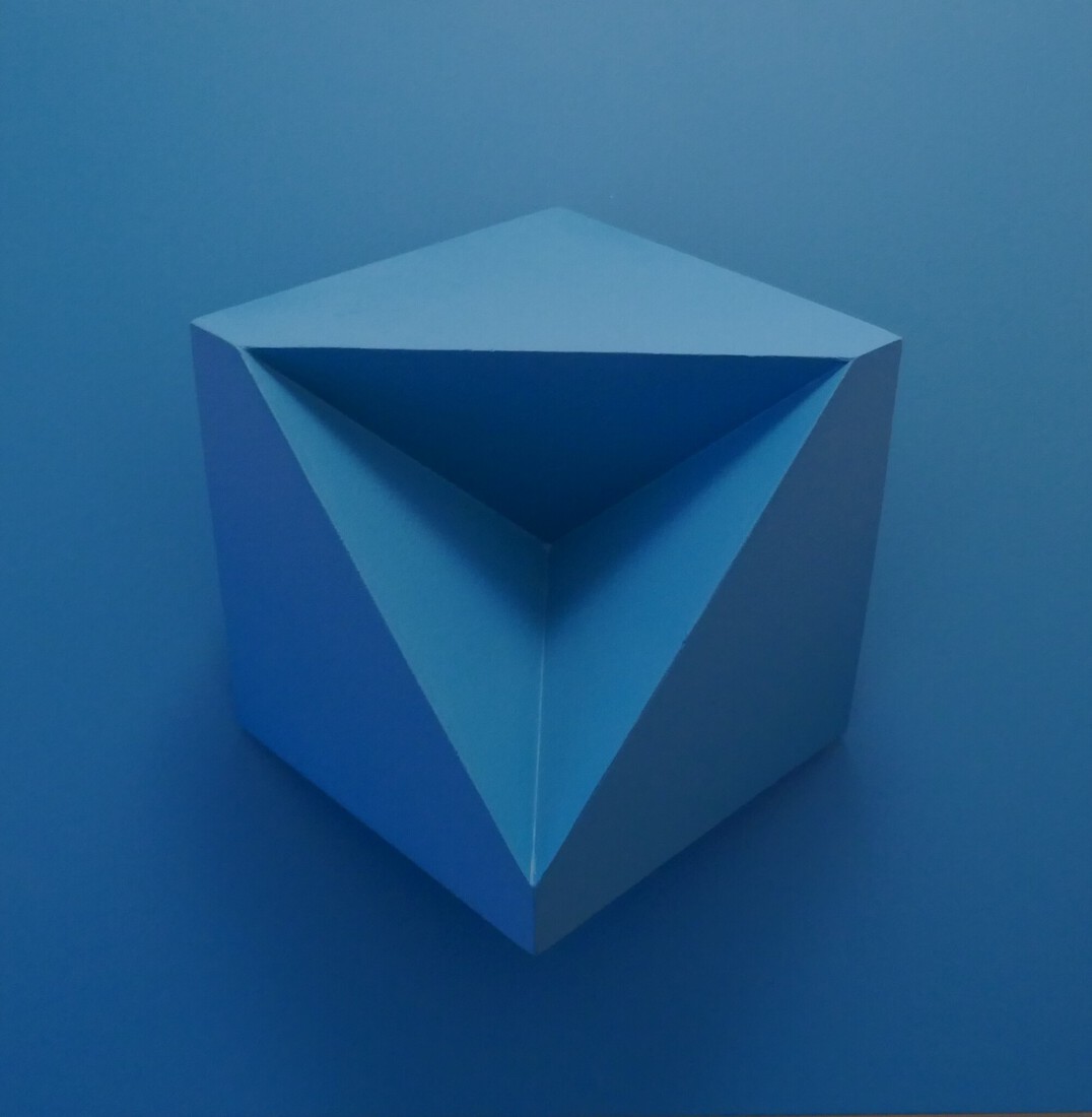 Cubes 'Blauw'