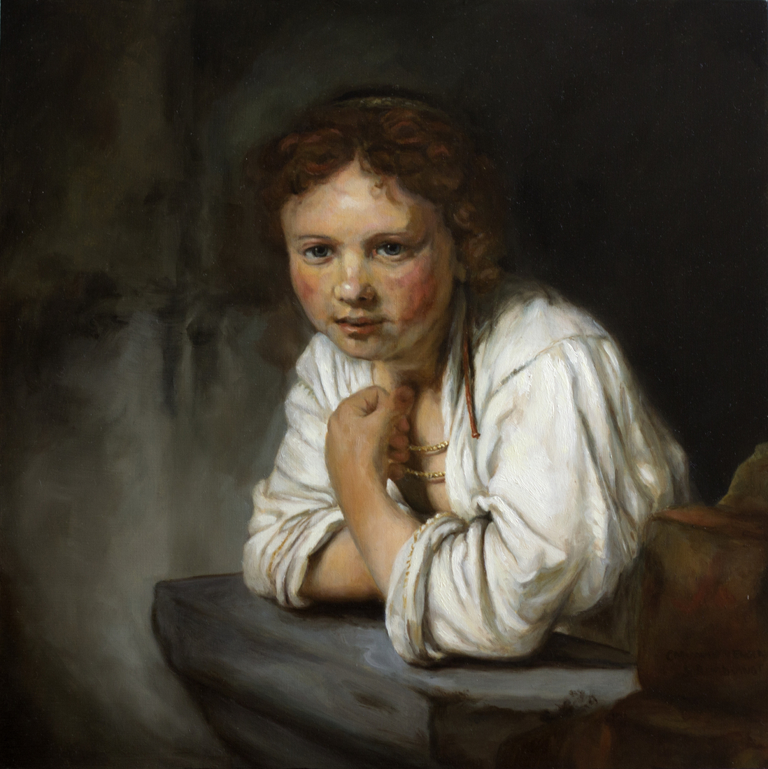 Meisje aan het venster