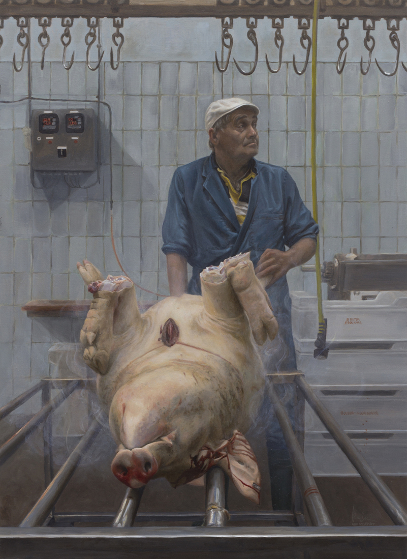 het geslachte varken