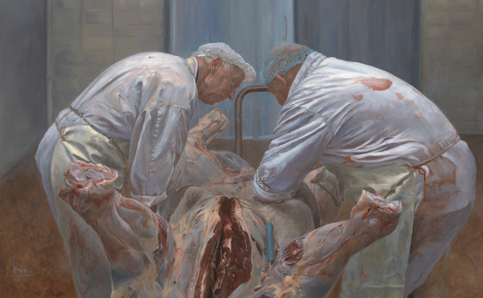 Gesprek boven het vlees