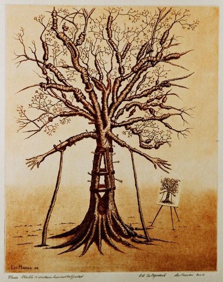 Frida Kahlo's eenzaamheid met zelfportret