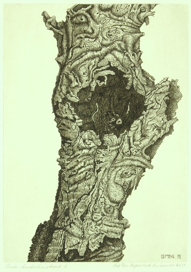 Oude knoteikenstronk 4