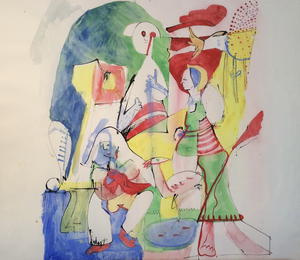 Heerlijk teken en schilderen zonder dwang