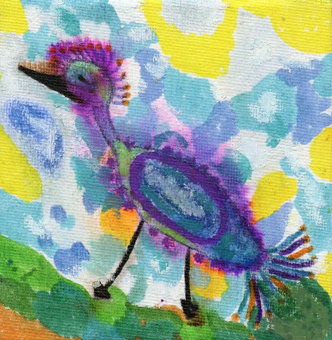 de verdrietige kuifkop