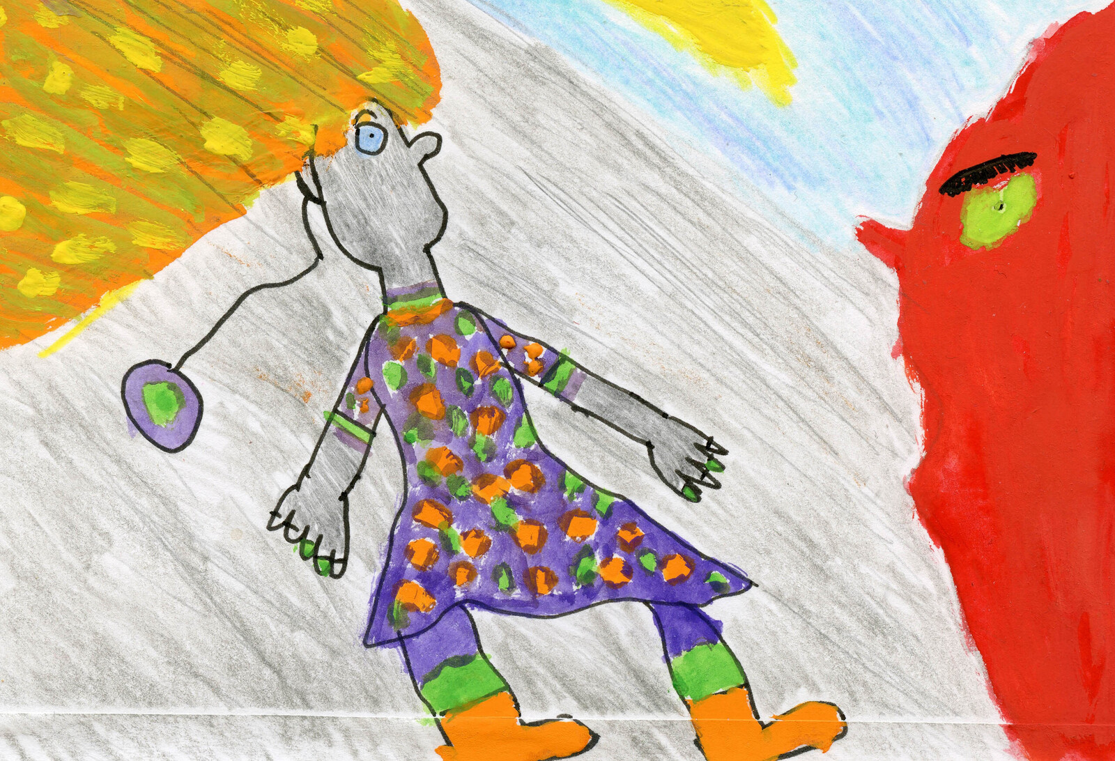 Ze liet zich niet zomaar omverblazen