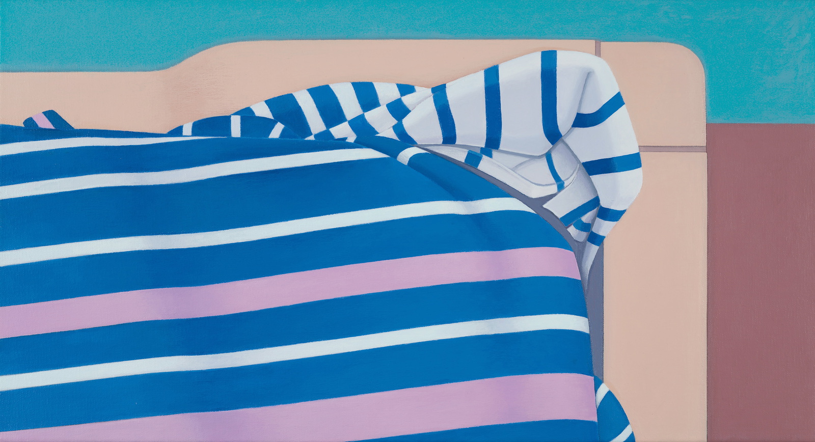 Bedrand met lakens. ( III )