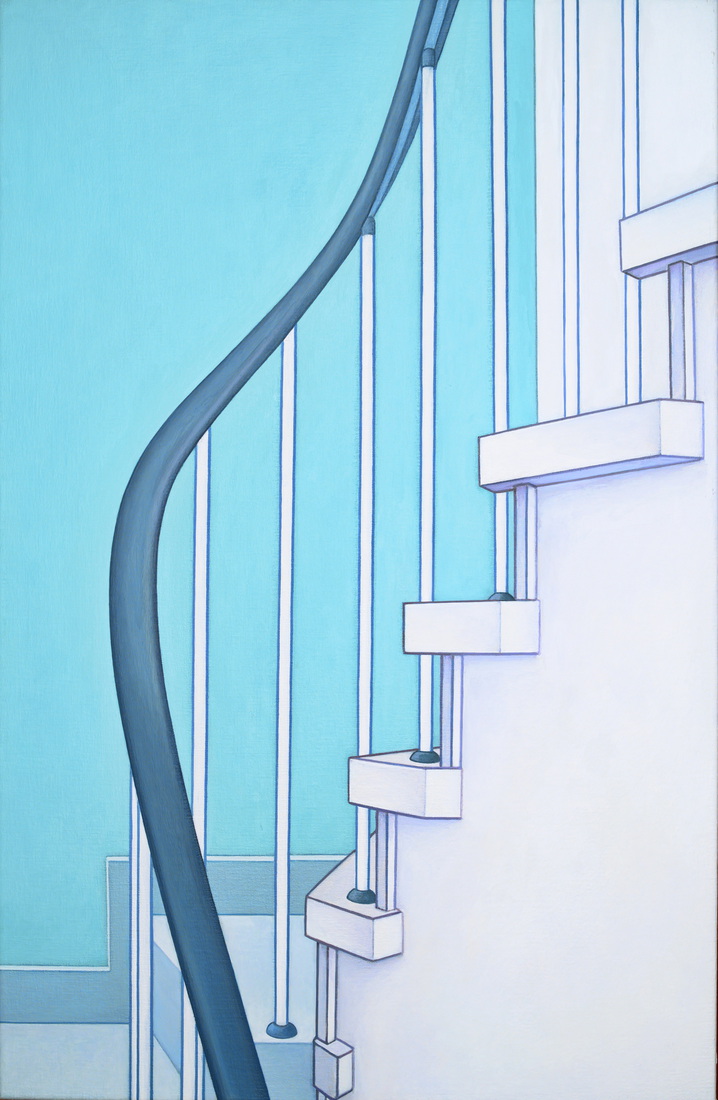 Compositie met architectuur. ( V )