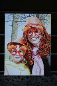 heb veel kinderen geschilderd o.a. op koningsdag en een heel koud en een heel warm jongetje