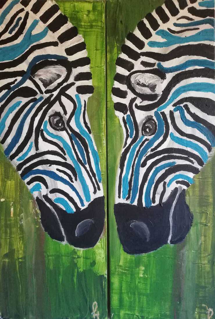 Two Zebra's