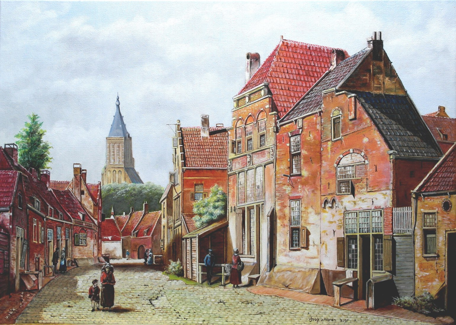 Stadsgezicht 19e eeuw