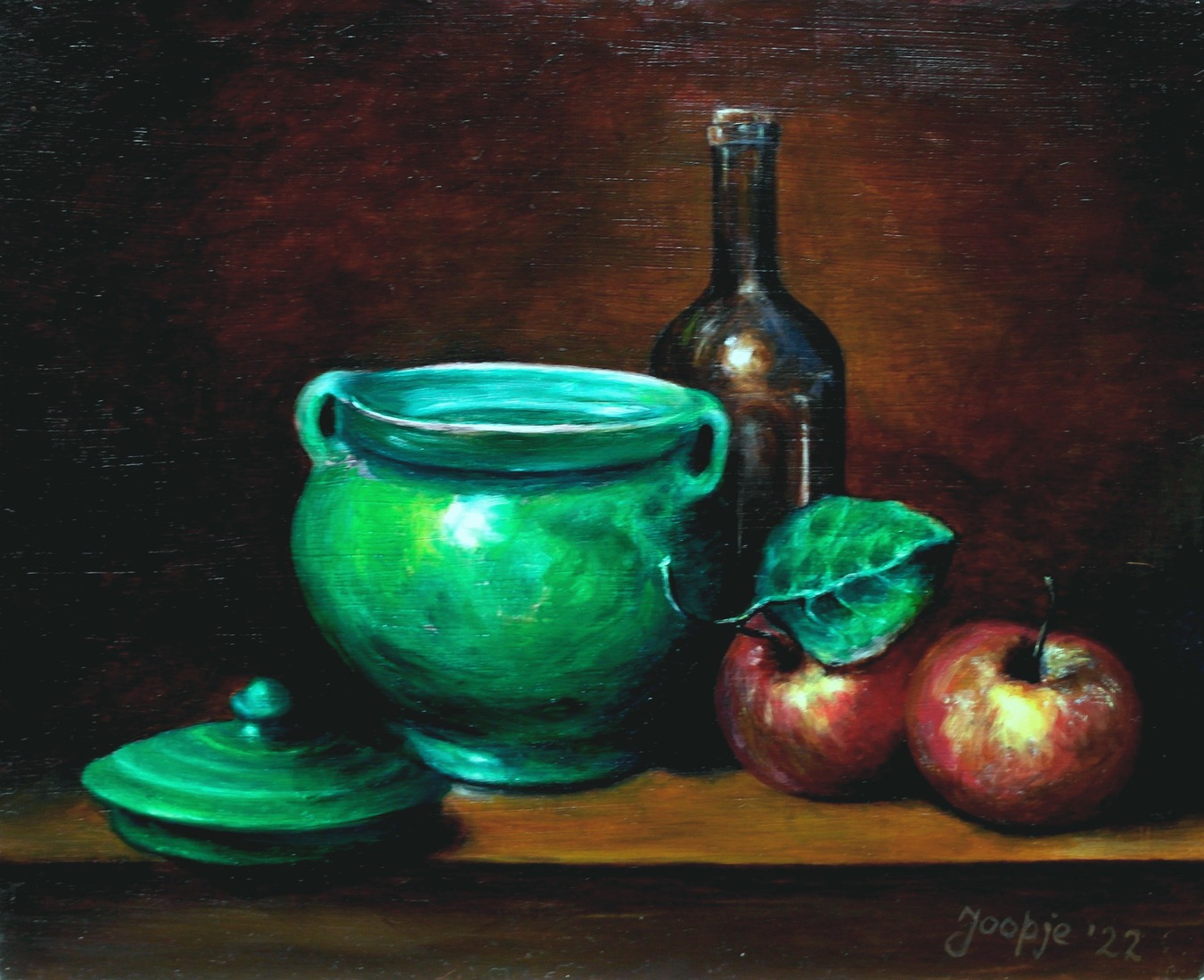 Stilleven met appels