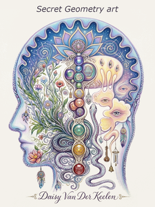 Na intuitief getekende en schetsmatige vormen, bewerk ik deze met digitale programma's om zo een dieper inzicht in de spirituele, neurologische wereld en NPL te krijgen als onderzoek voor mezelf en anderen. Zeer boeiend om te doen en te maken als kunstwerken die de mens, geest en ziel aanspreken.