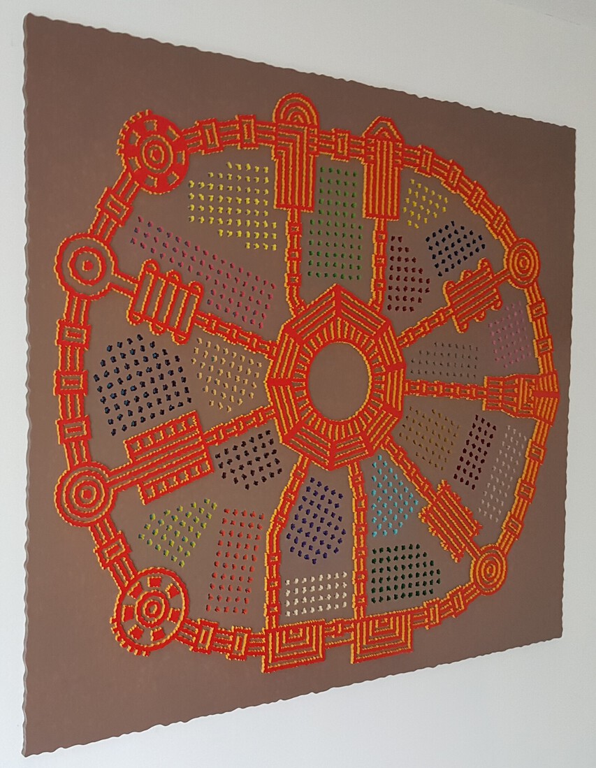 Nederzetting op Mars, van opzij