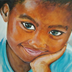 portretten van kinderen van over de wereld