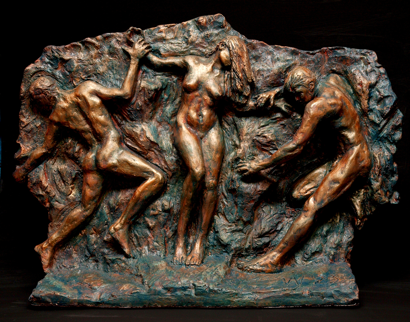 Mountain dance (voorzijde reliëf)