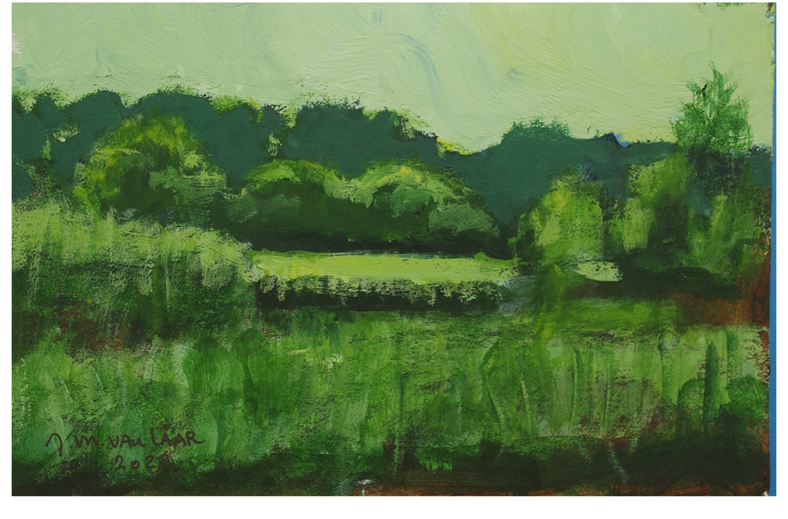 Sunset view on corn fields near Maartensdijk