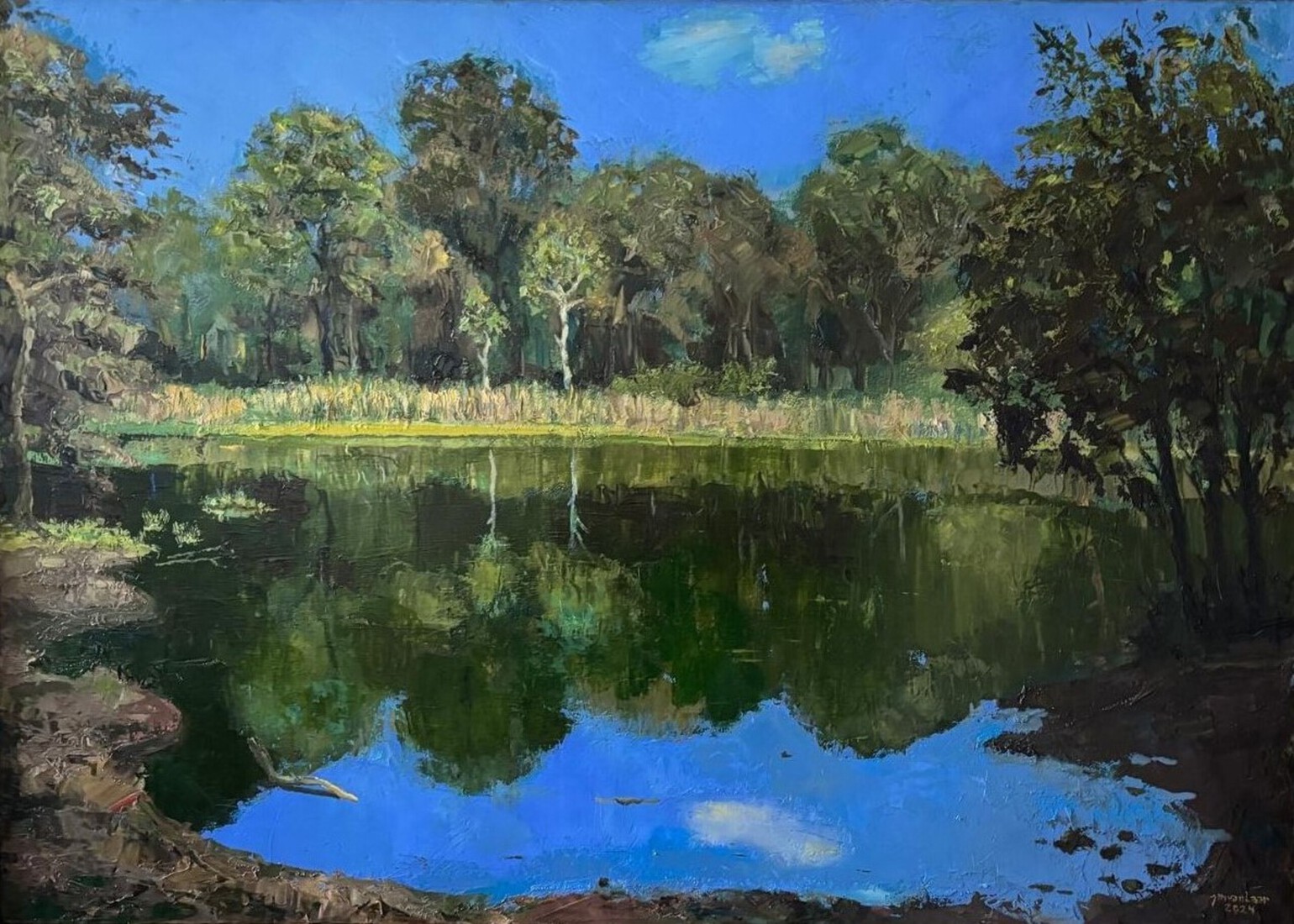 Karperven, lente namiddag  