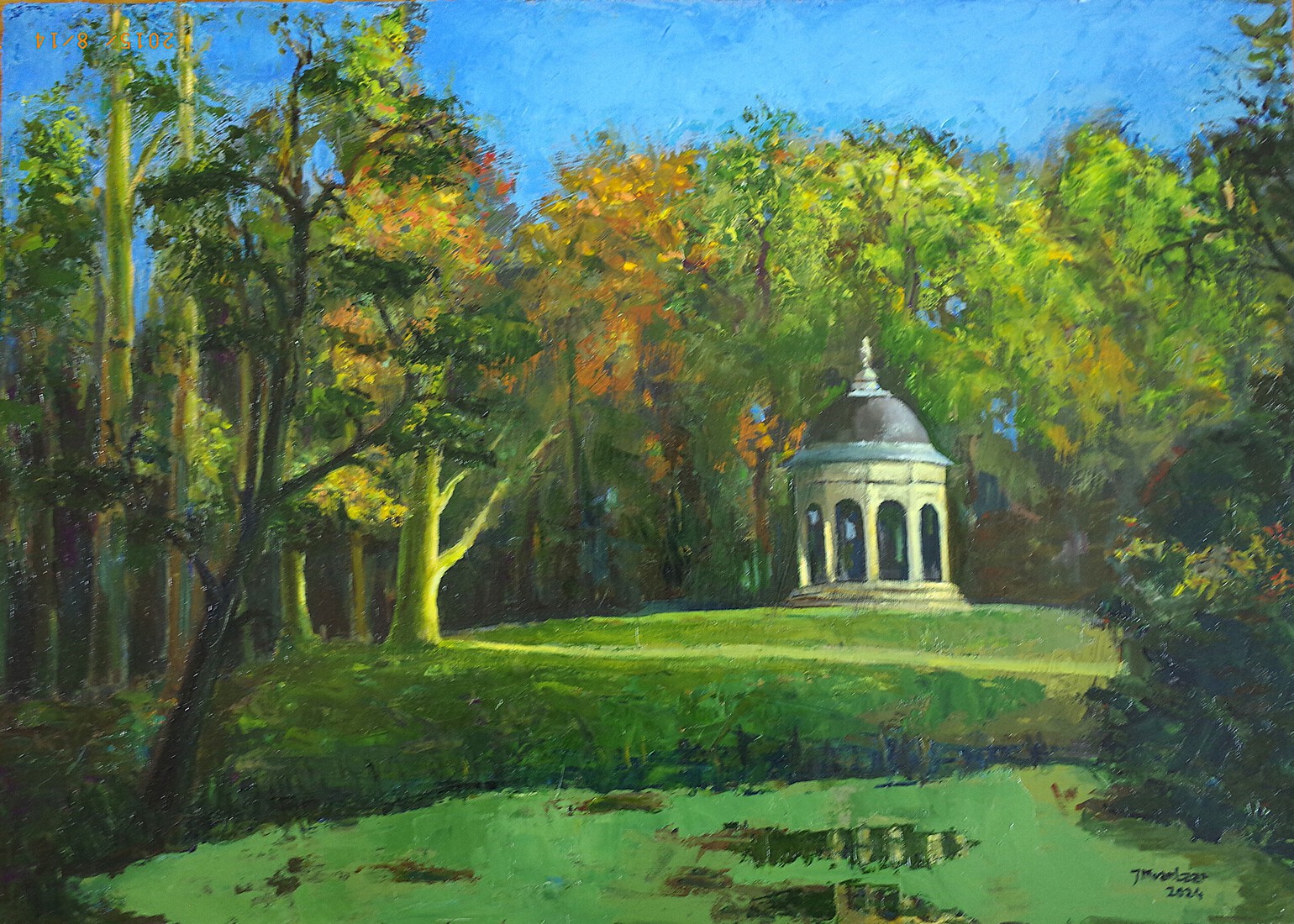 Koepeltje Beerschoten-Willnkshof, station Driebergen-Zeist, najaar 2024