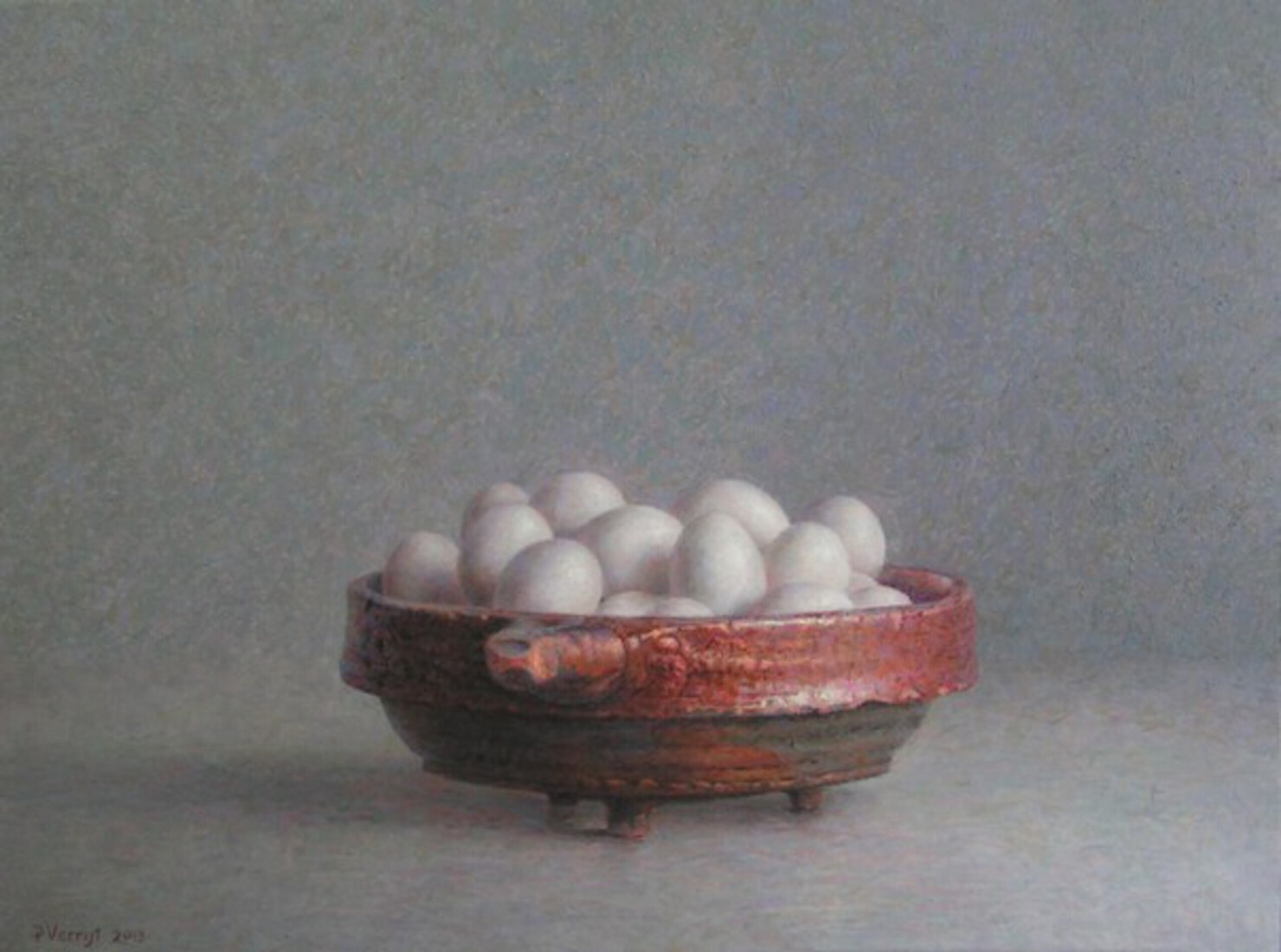 Schaal met eieren