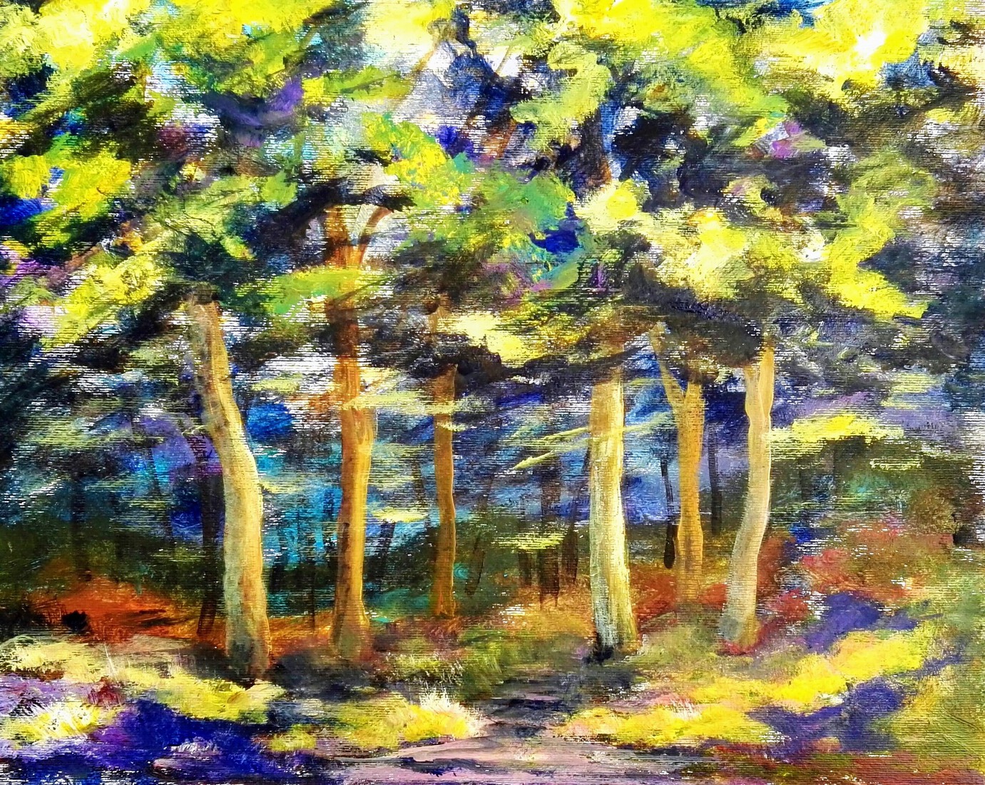 Coloured forest