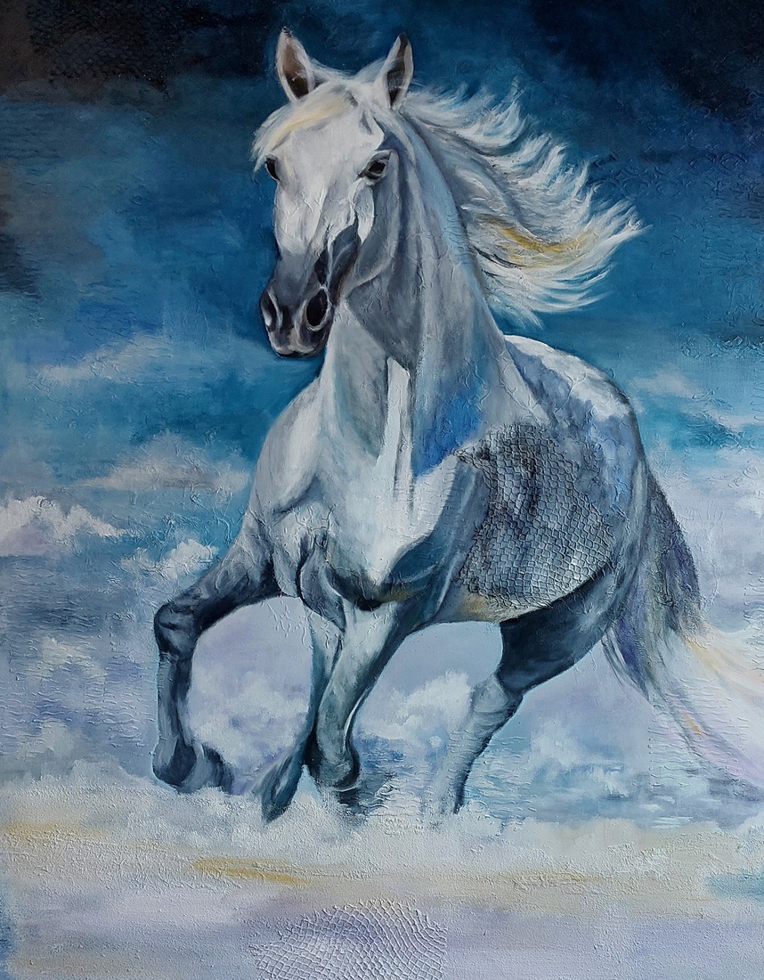 Galop in de branding