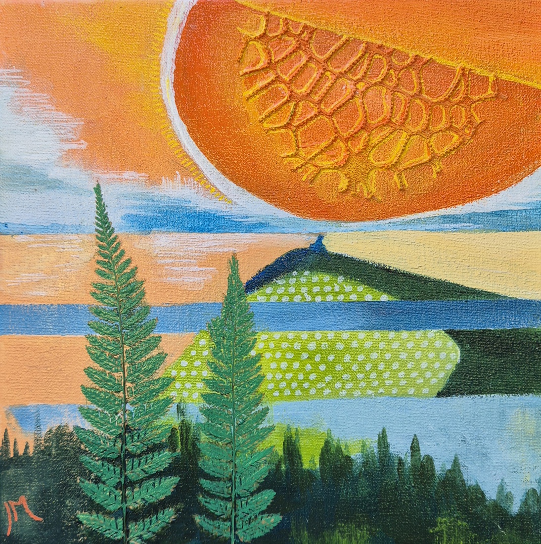 Landschapje bomen