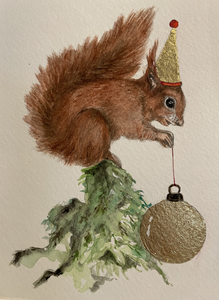 Illustraties van mensen, dieren en dingen gemaakt met aquarelverf.