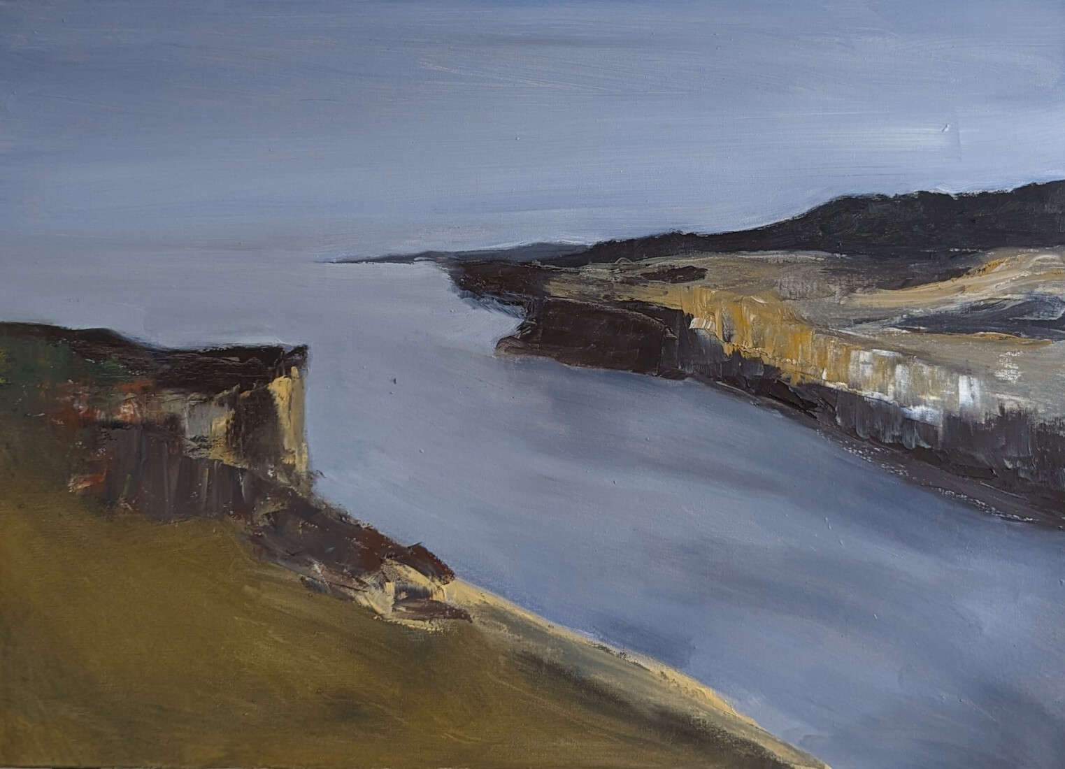 vrijheid is waar lucht en zee elkaar ontmoeten