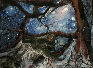 Sinds 2022 tot nu, veel van mijn werk gaat direct of indirect over oorlog en het menselijk tekort, én over dood én leven.