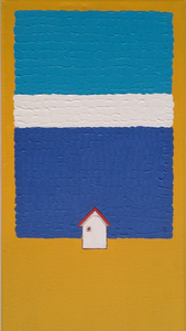 schilderijen met acryl, mixed media en collages