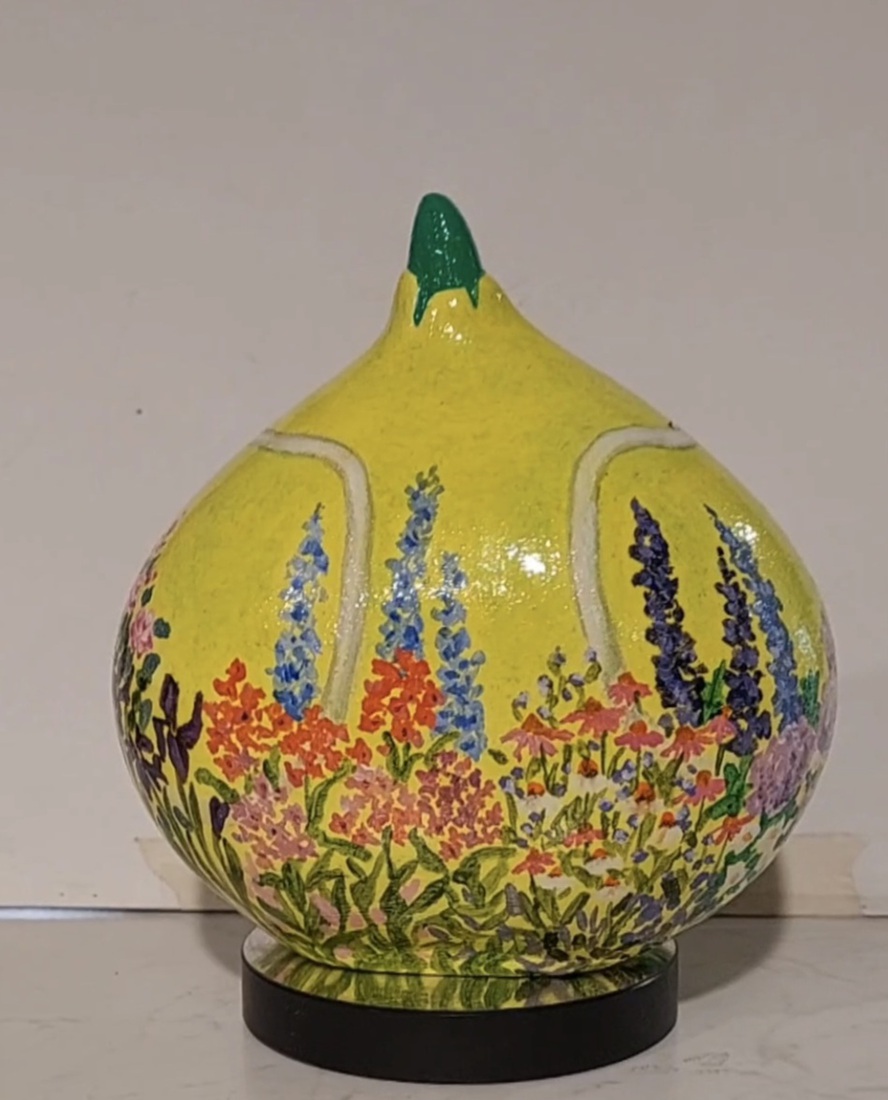 Minibol ontwerp voor reuzenbol BAM Bloementuin Sassenheim