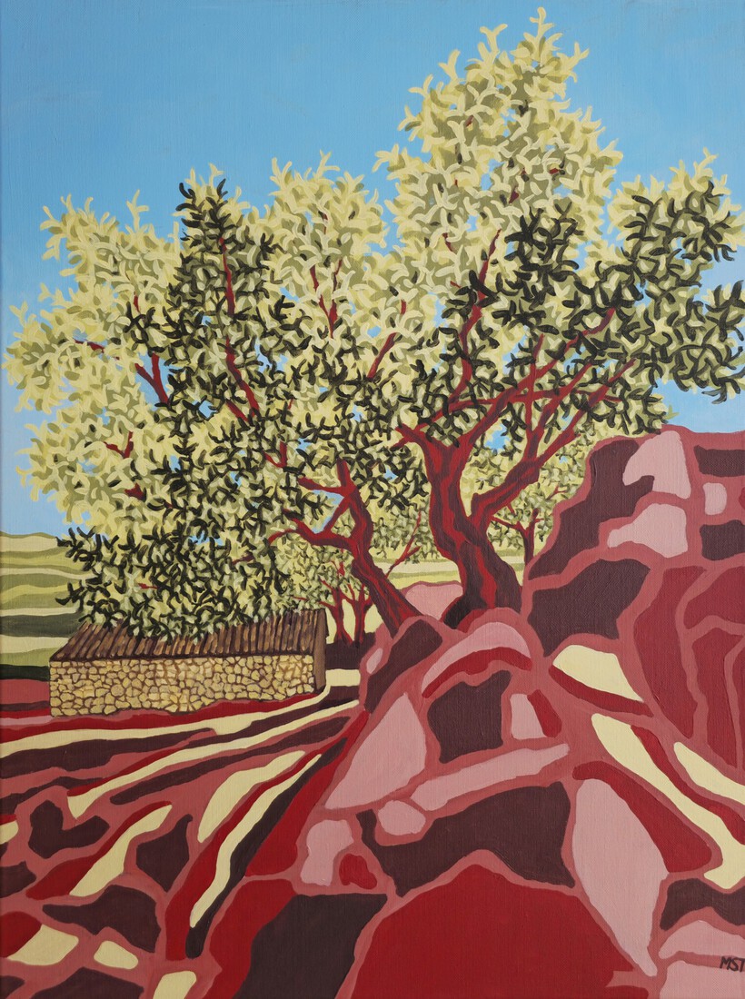 Olijfbomen op Sardinie