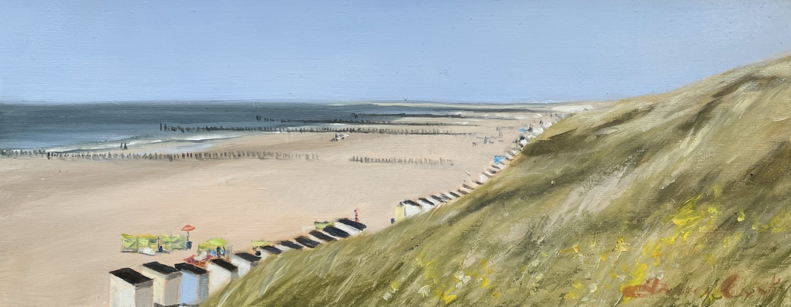 Uitzicht op de kust 