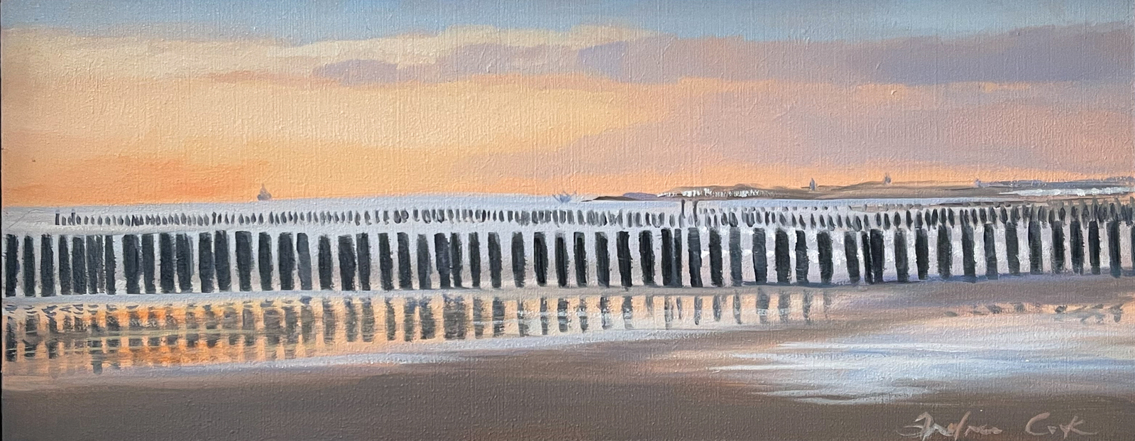 Zonsondergang bij Zoutelande 