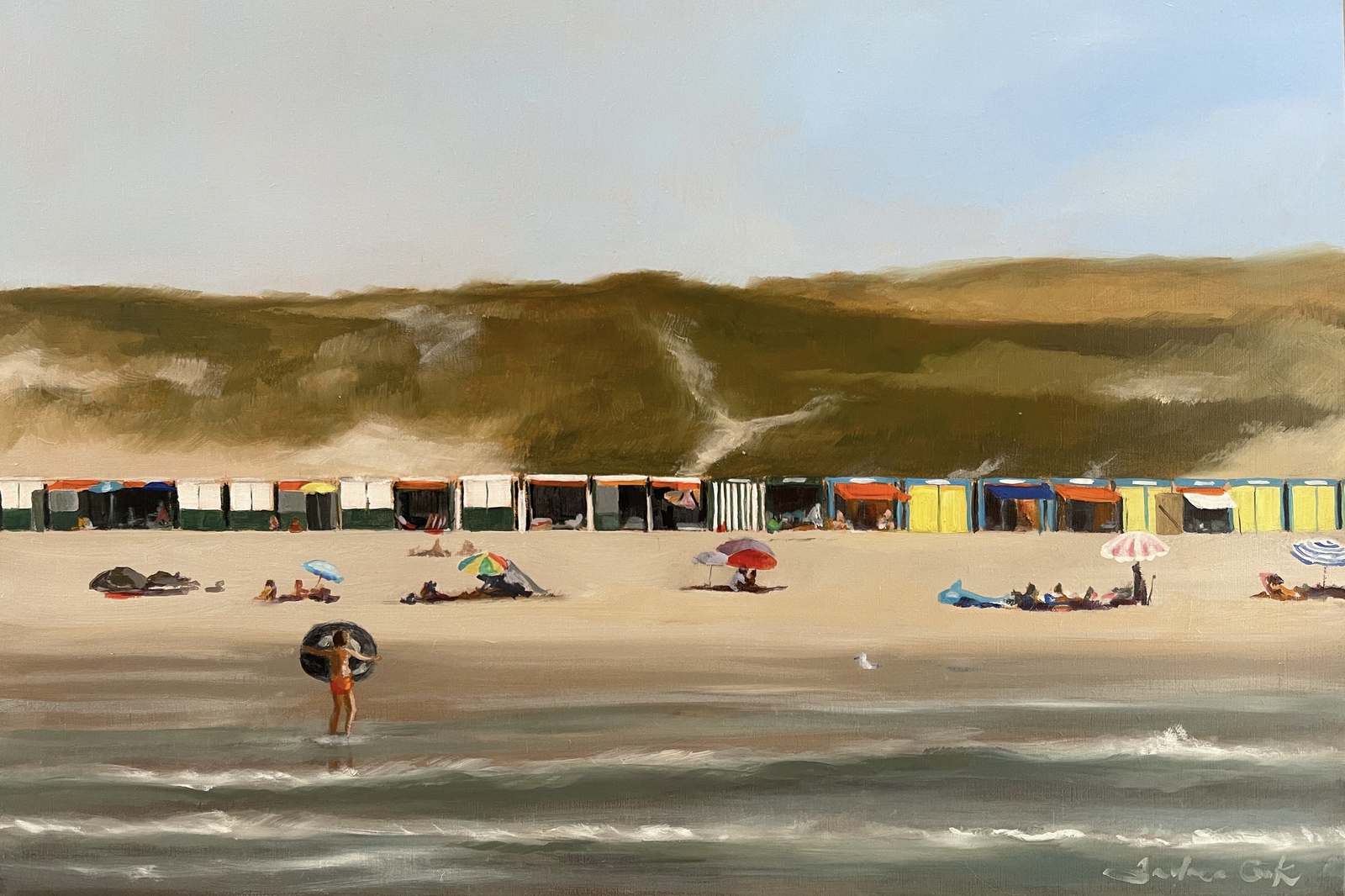 Strandcabine Zoutelande 