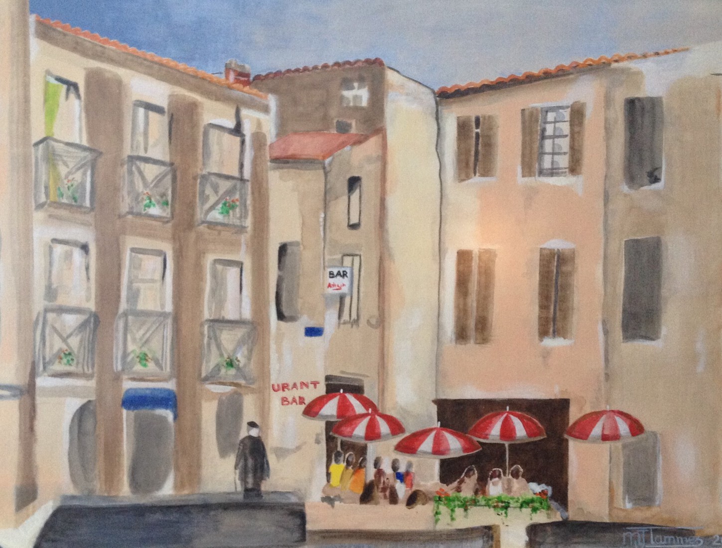 Dorpsgezicht Seret in Frankrijk