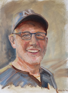 een getrouwe weergave van de persoon op een losse manier gebracht