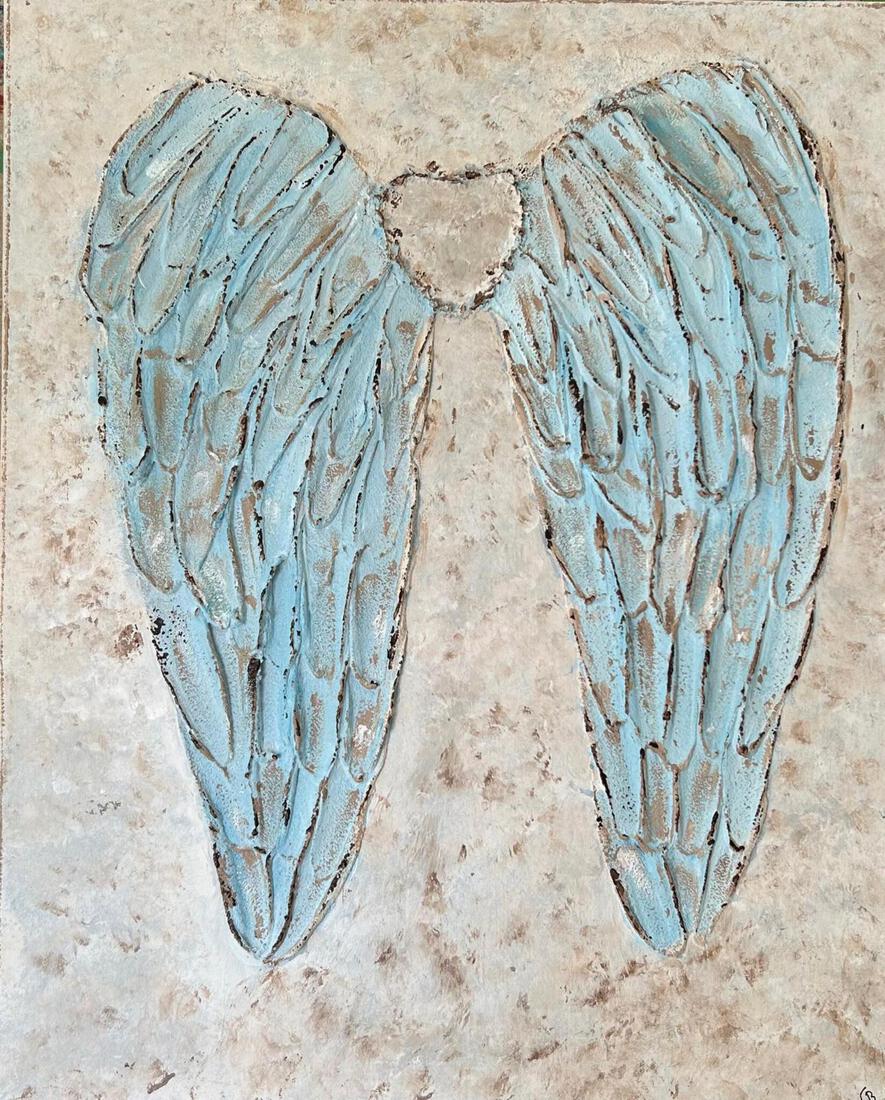 Blue wings