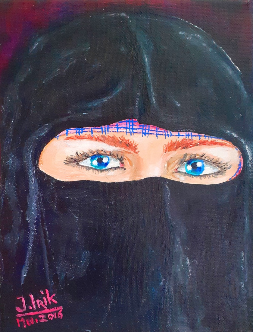 Vrouw in niquab