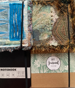 Boek omslagen voor Art Journal en Note Books