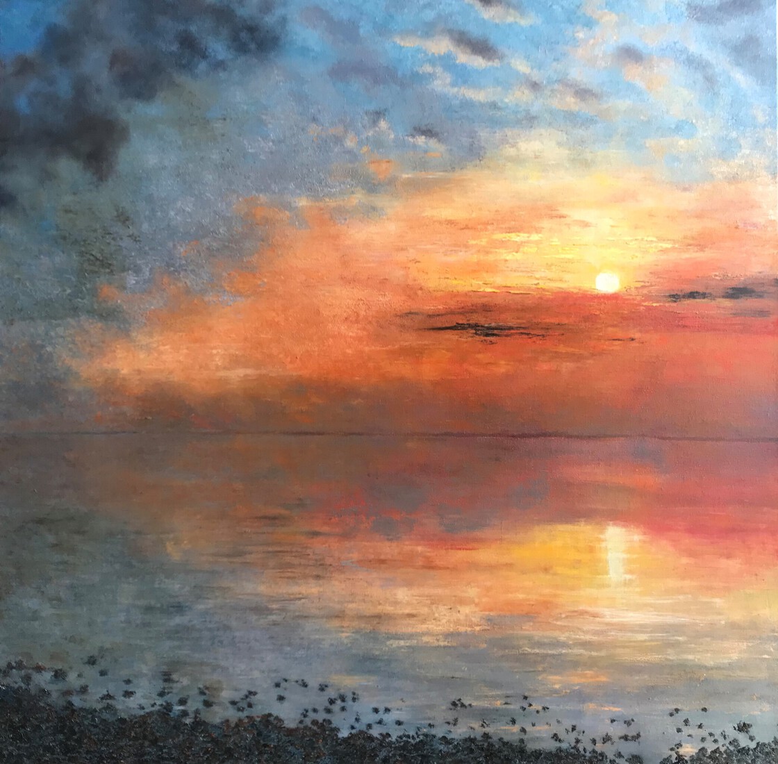 Oosterschelde, het blauwe uurtje