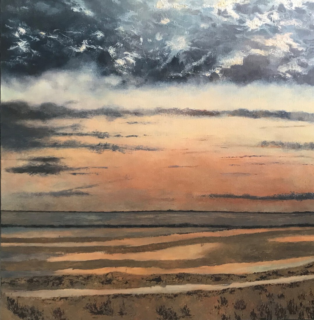 Oosterschelde, avondlicht 