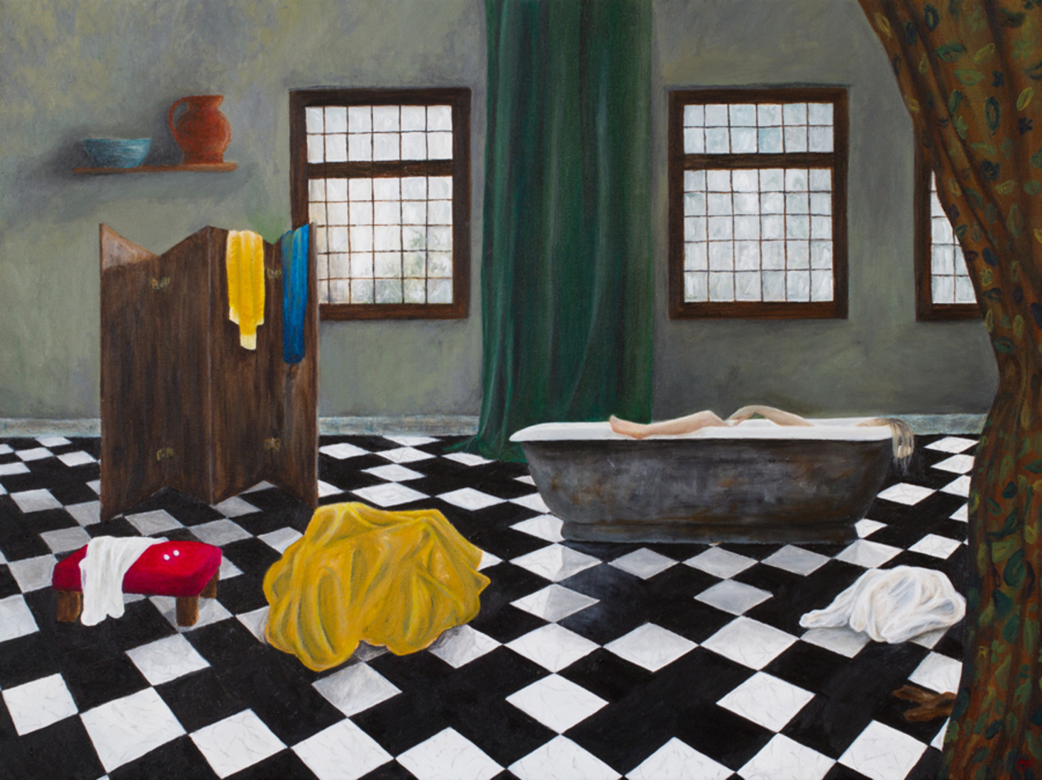 Unseen footage: Girl with the Pearl behind the scenes.