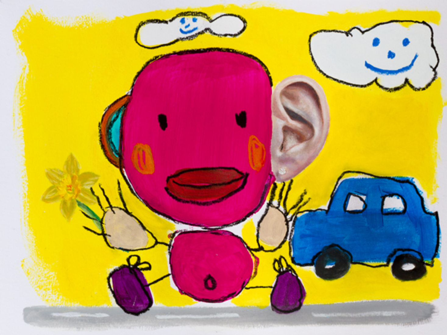 My 5 year old can do that - blue car