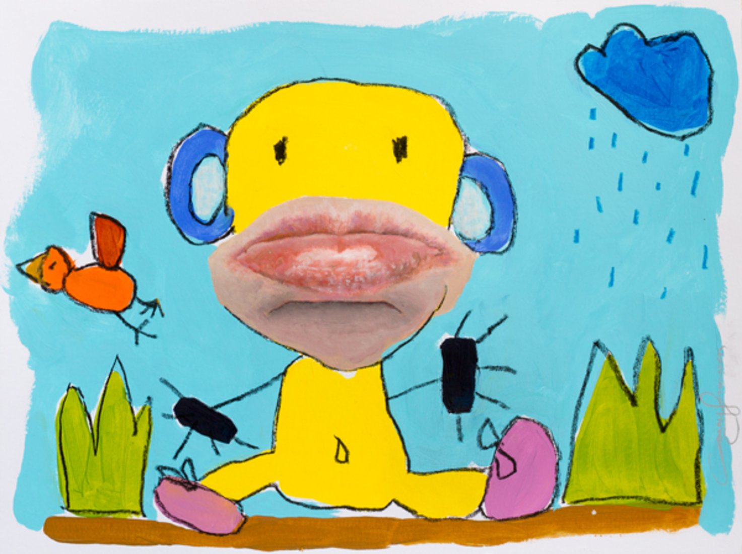 My 5 year old can do that - orange bird