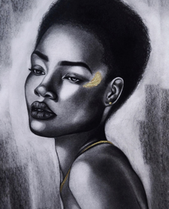 Tekeningen gemaakt met grafiet potlood, houtskool of in combinatie met mixed media materialen