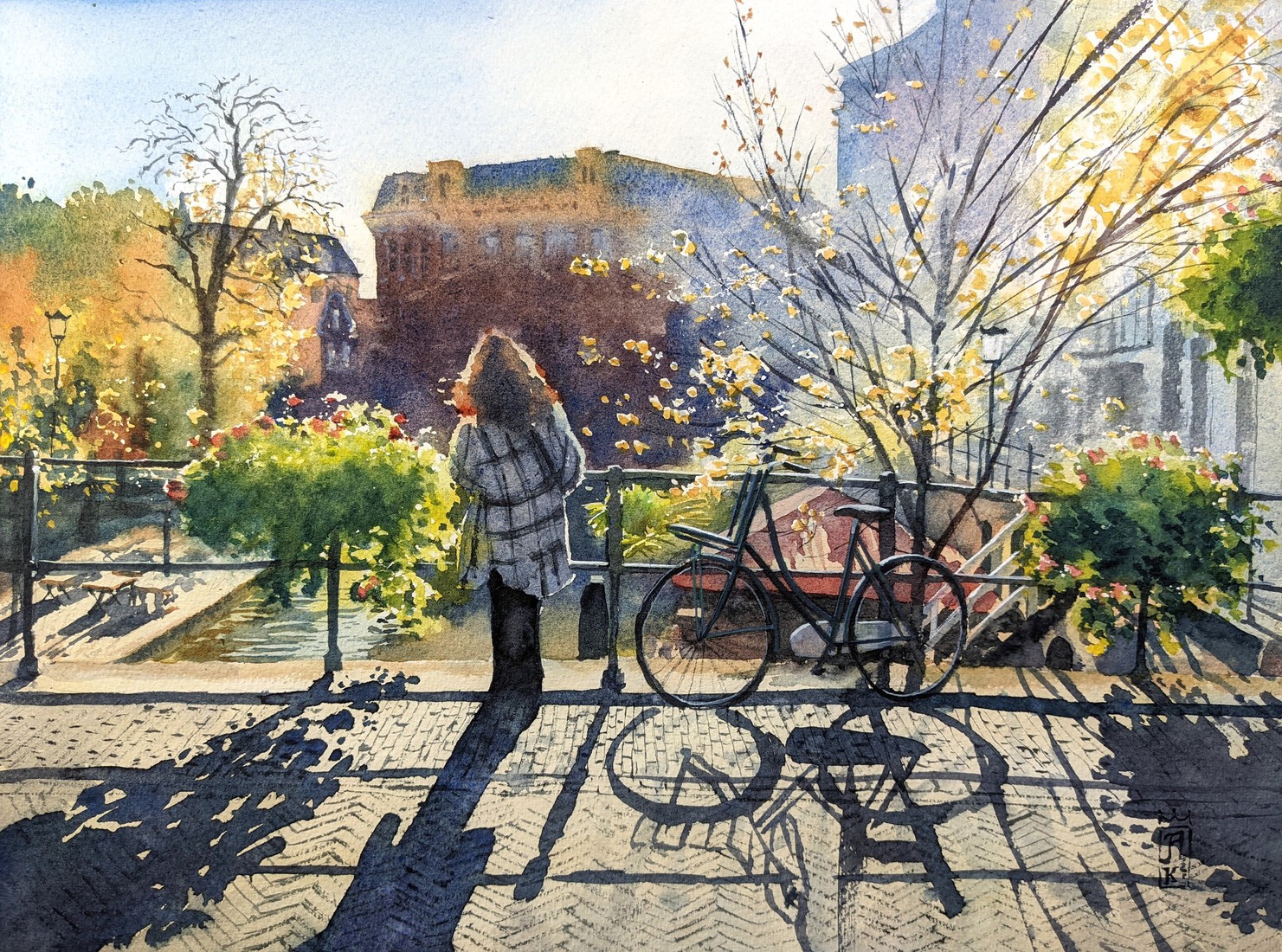 Het Meisje op de Brug, Oudegracht Utrecht